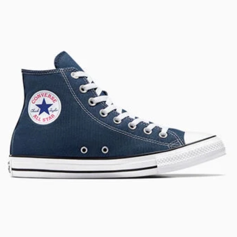 Converse Men's Blue High-Top Sneakers Classic Colors Navy